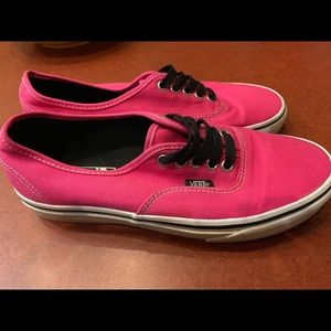 Hot pink vans